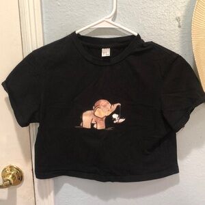 Elephant and Duckling Crop top